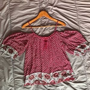 Off-the-Shoulder Boho Top